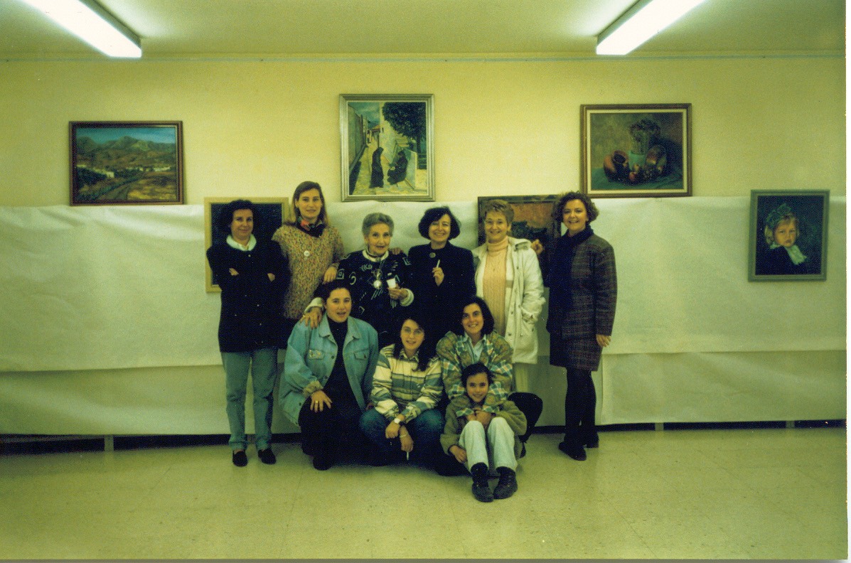 Exposicion de pintura 1992 aprox
